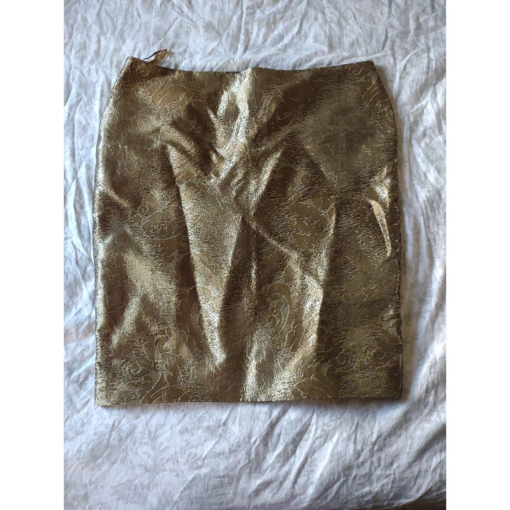 Vintage Newport News Gold Mini-skirt